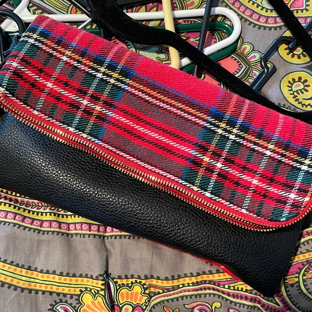 Clutch. With strap